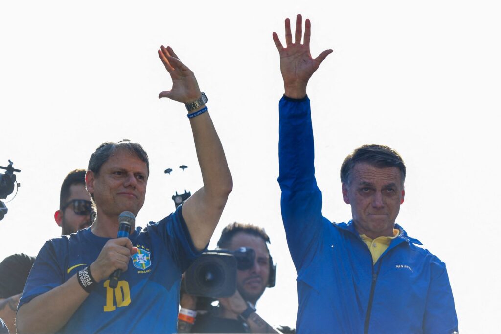 ‘seguimos-firmes-ao-seu-lado’,-diz-tarcisio-sobre-a-prisao-de-bolsonaro